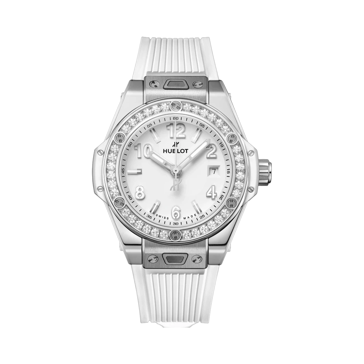 Hublot Big Bang One Click Steel White Diamonds 485.SE.2010.RW.1204 33mm Stainless Steel