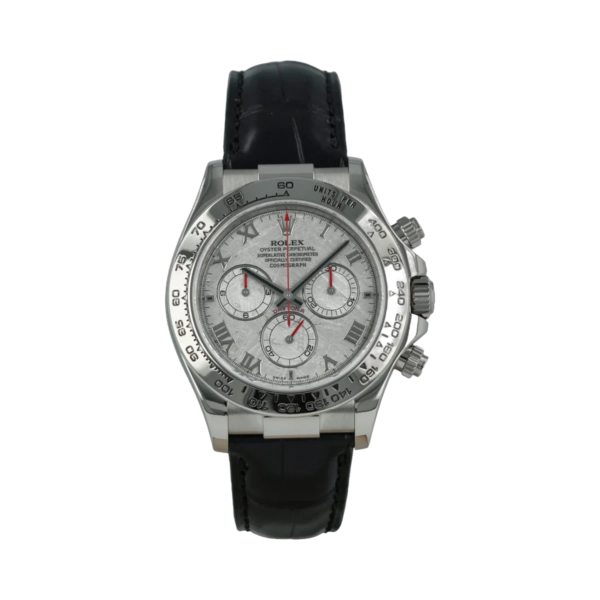 Rolex Cosmograph Daytona 116519 White Gold 40mm Meteorite Dial Men's Watch