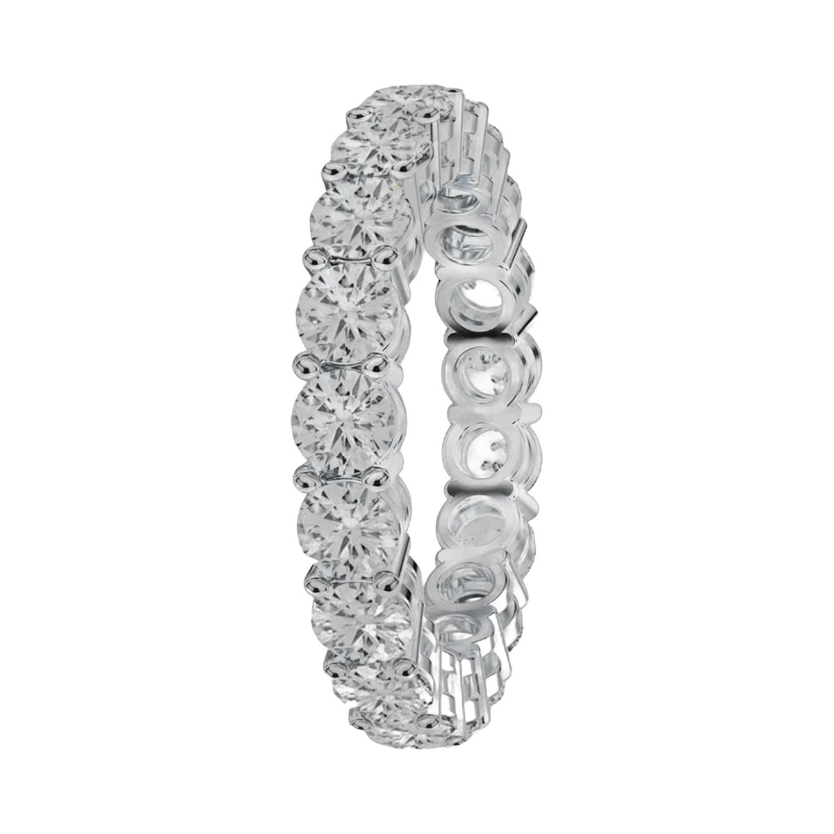RD. Eternity Band-15 Pointer-2.85CTS-HRD-F-G/VVS-VS,75815R,Total Wt - 3.74gm