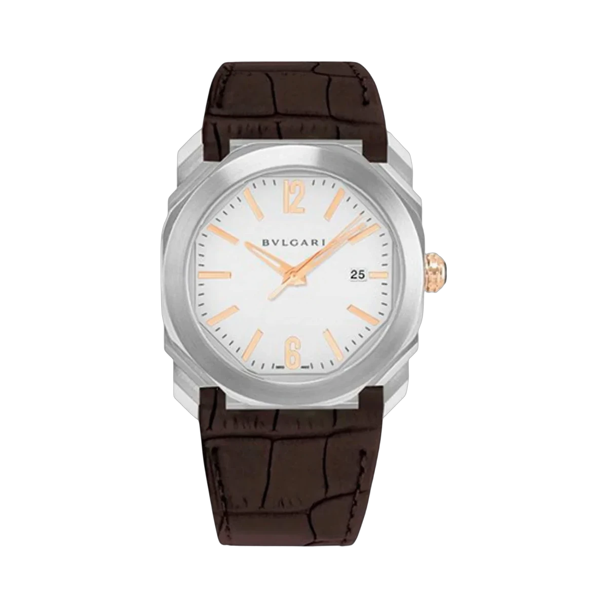 Bvlgari Octo Solotempo White BGO41WSLD 41MM Stainless Steel