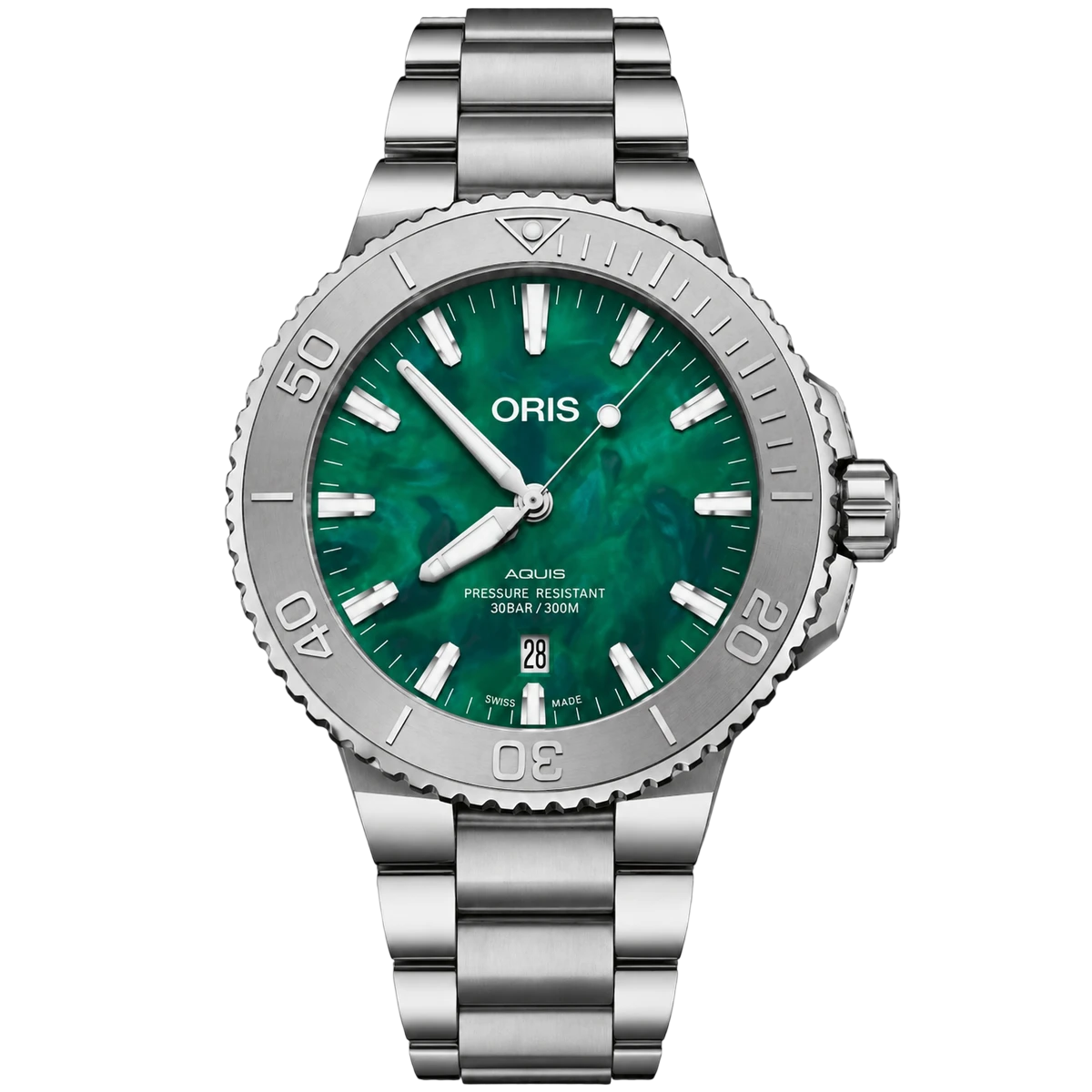 Oris X Bracenet Melted Fishing Green Dial 733773041370782405PE 43mm Stainless Steel