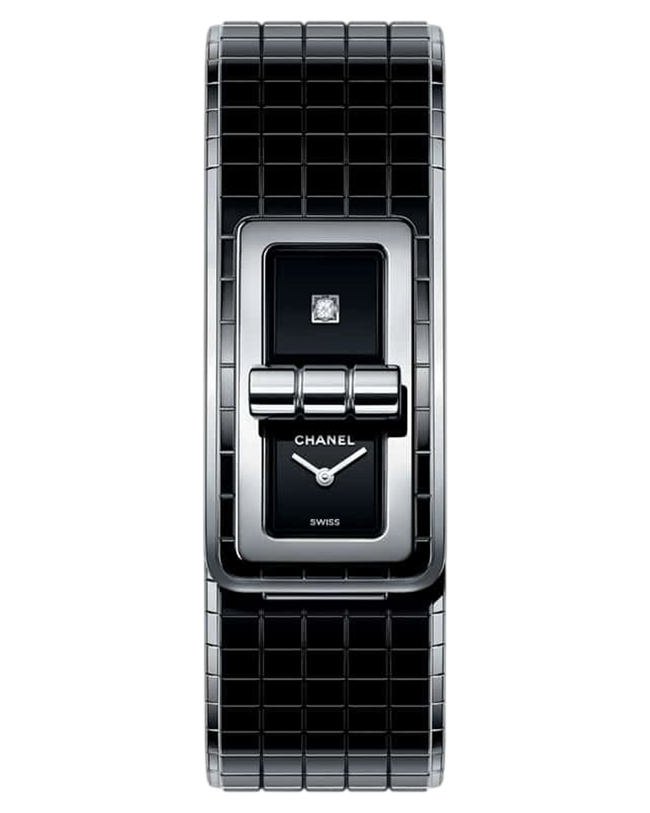 Chanel Code Coco H5147 Ladies Black Dial Ceramic Watch