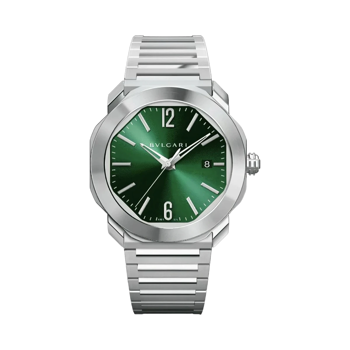 Bvlgari Octo Roma Automatic Green 102963 41MM Stainless Steel