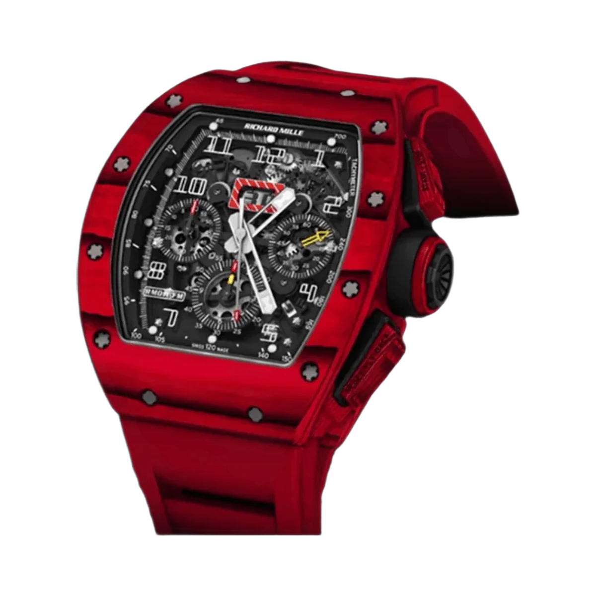 Richard Mille RM011 FQ Felipe Massa Red Tpt Quartz Automatic Flyback Chronograph