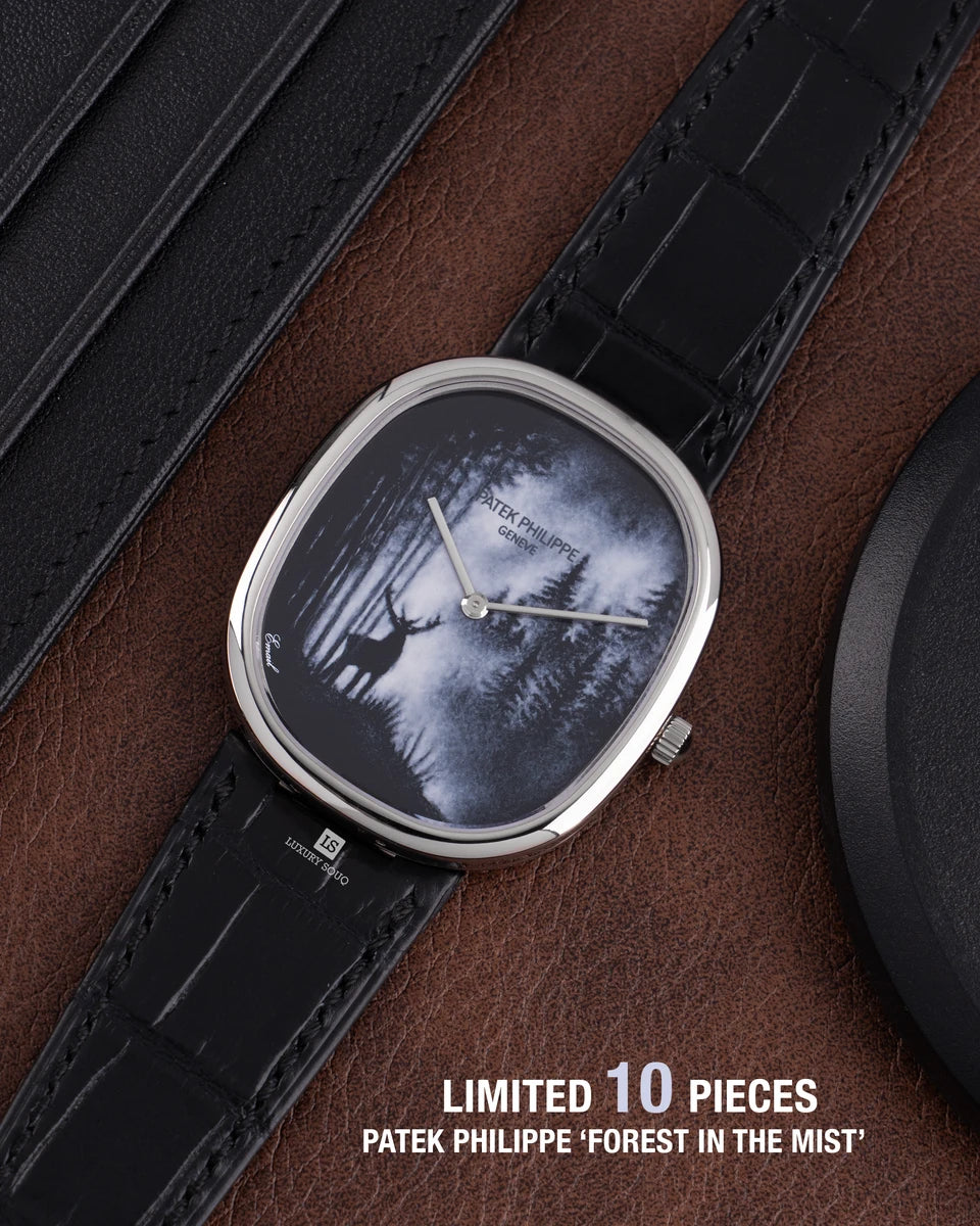 Patek Philippe Golden Ellipse Forest in the Mist Stag Edition 5738/50G-030