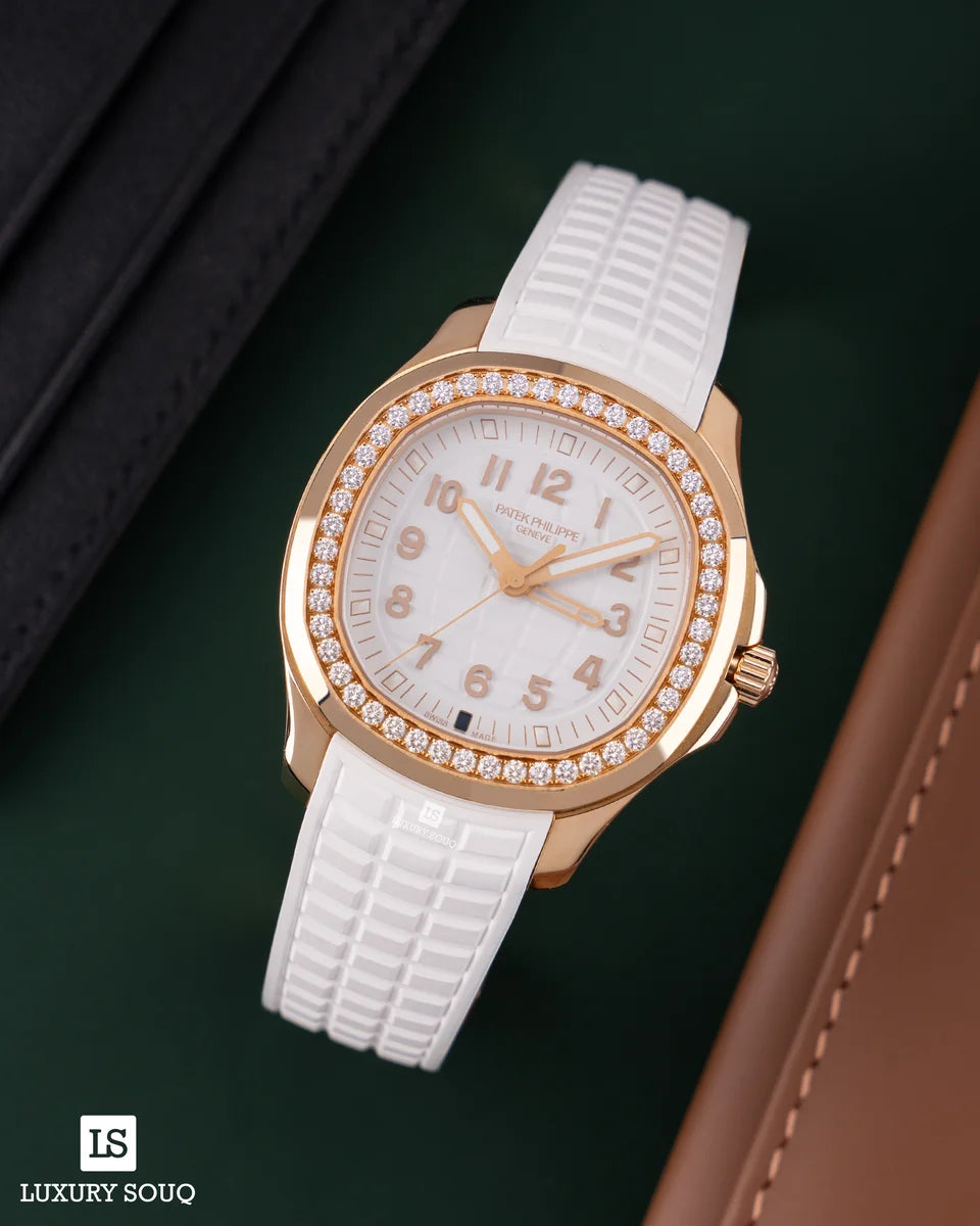 Patek Philippe Aquanaut 5268/200R-001 Luce 18K Rose Gold White Diamond-Set Bezel – additional product photo 3