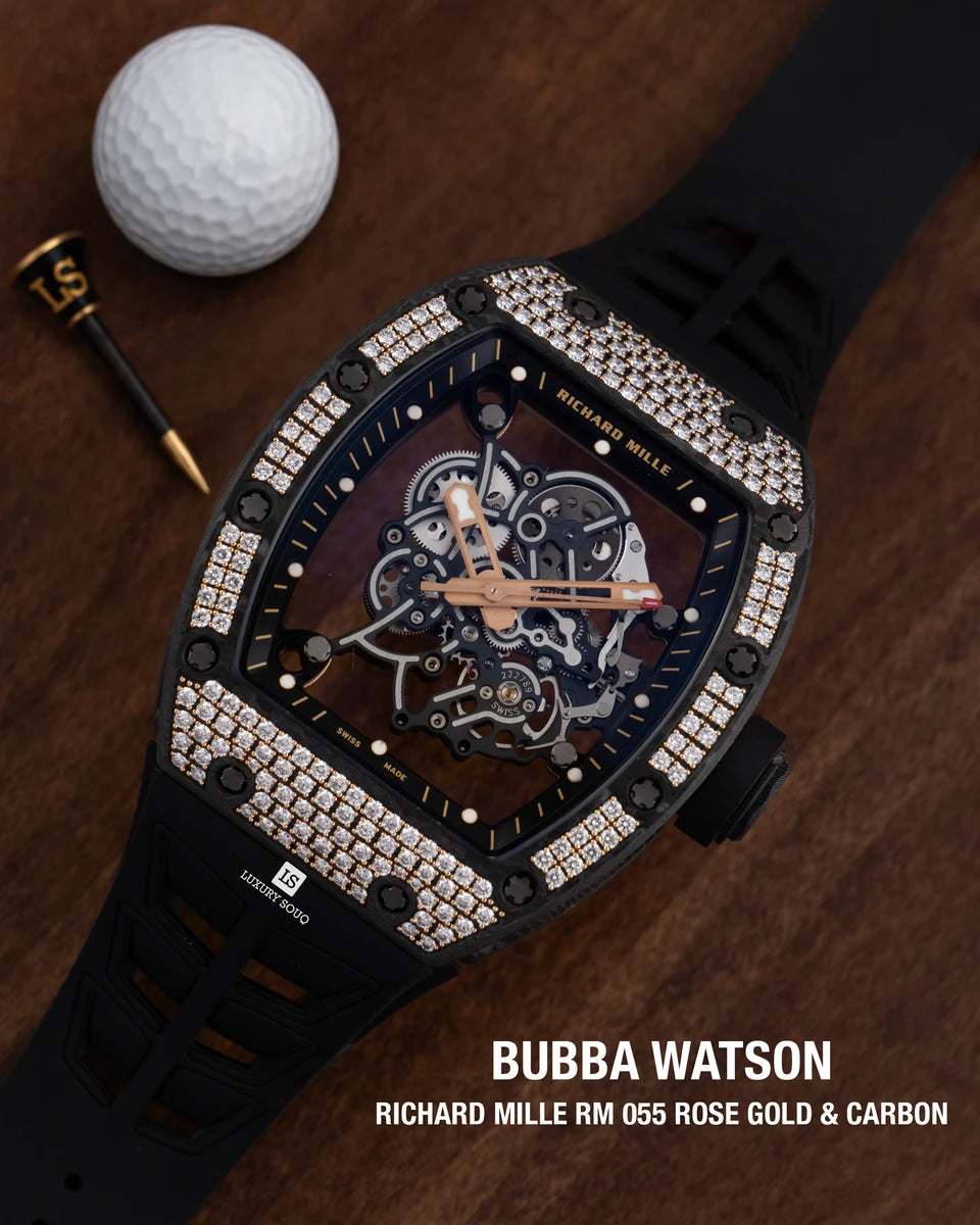 Richard Mille RM 055 RG CA TPT Bubba Watson Diamond Set Black Edition