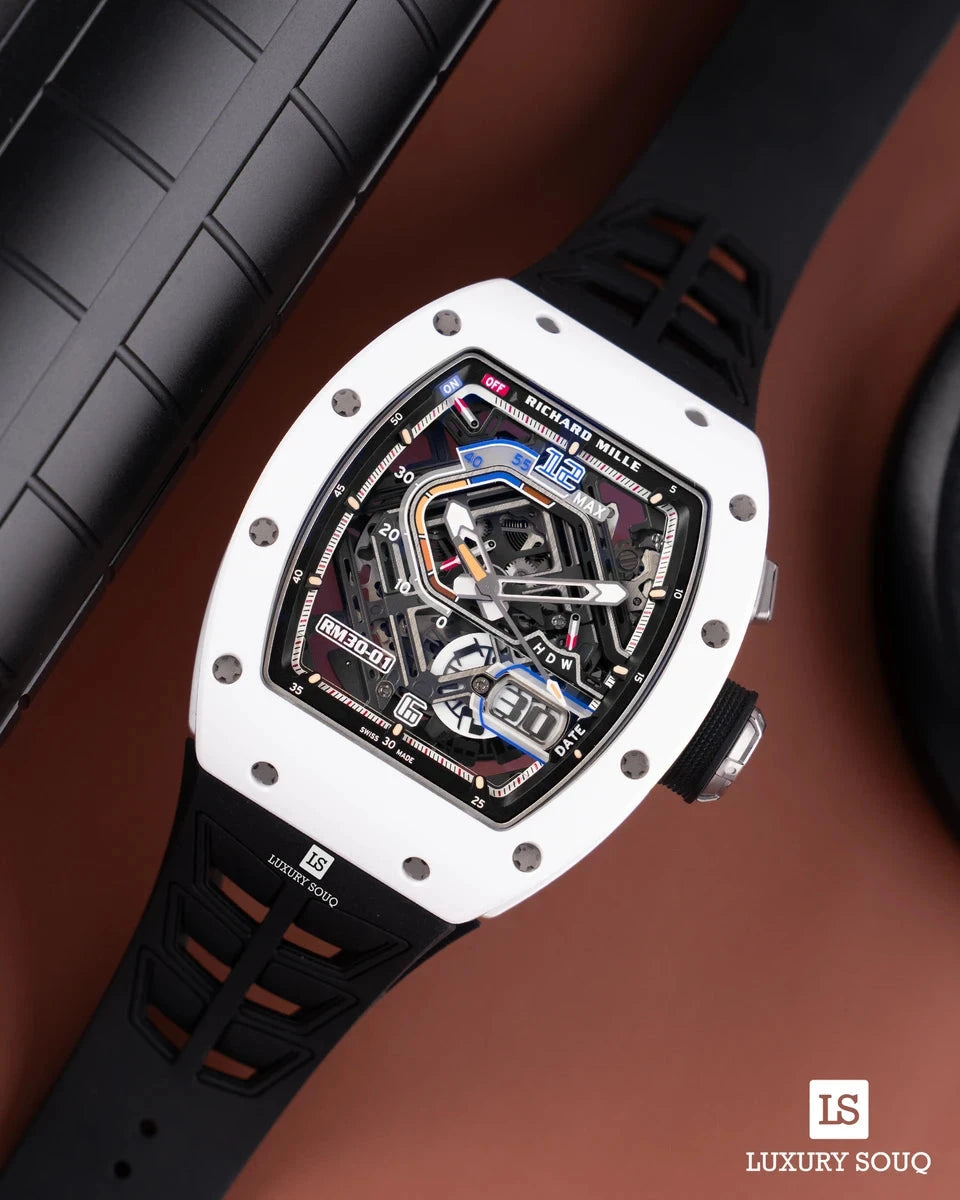Richard Mille RM 30-01 Declutchable Rotor White Ceramic Titanium RM 30-01