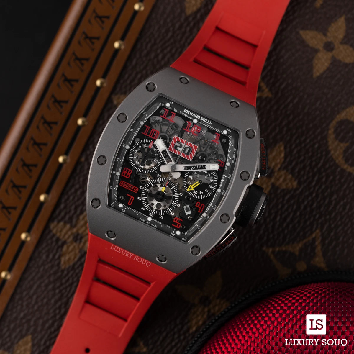 Richard Mille RM011 Felipe Massa Full Titanium SandBlast Edition Skeleton Dial