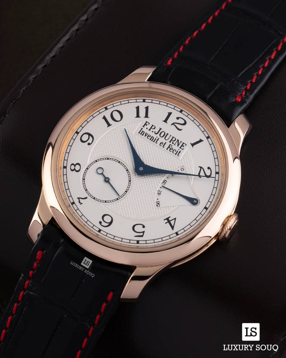 F.P. Journe Chronomètre Souverain Rose Gold 40mm Silvered Guilloché Dial