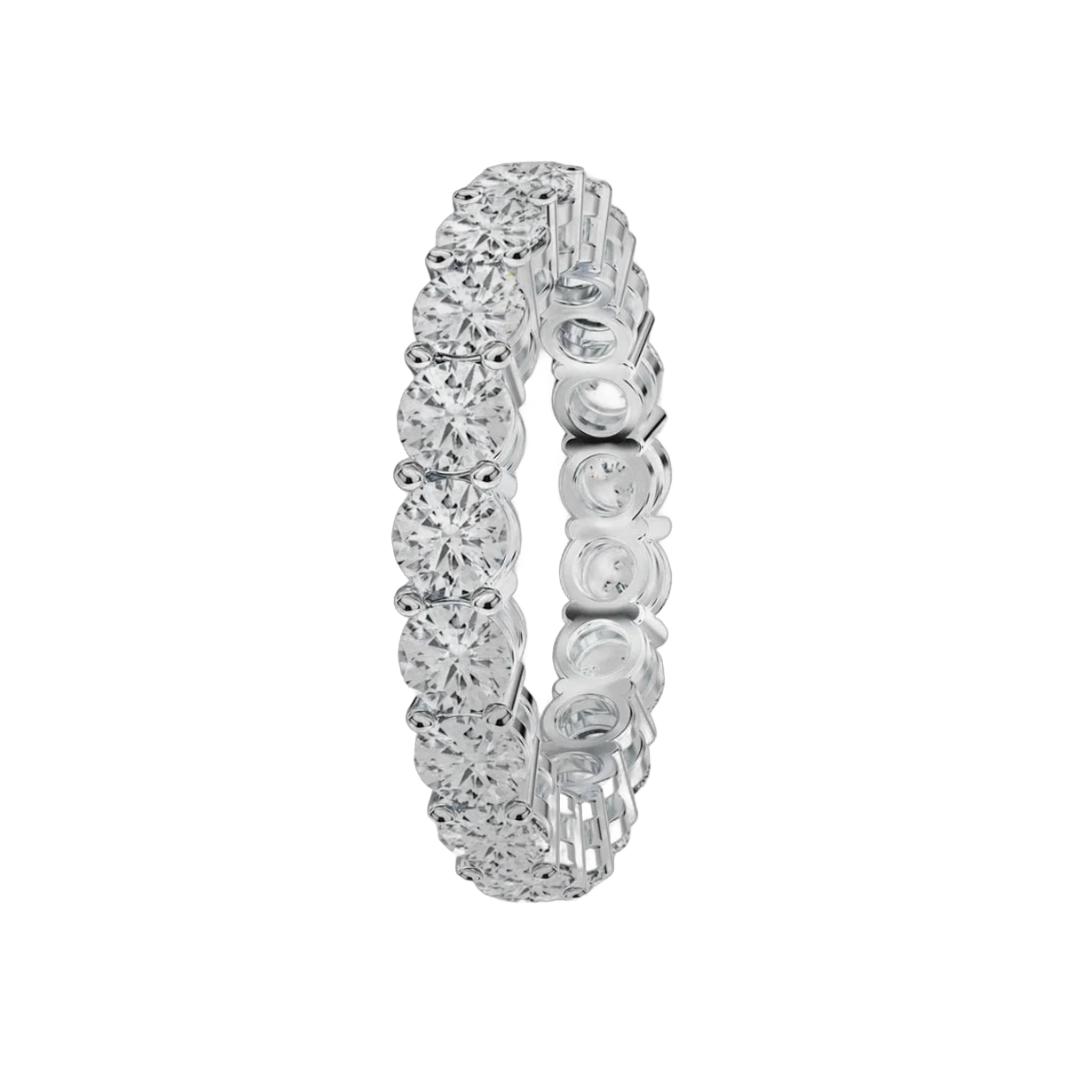 RD. Eternity Band-15 Pointer-2.85CTS-HRD-F-G/VVS-VS,75815R,Total Wt - 3.74gm