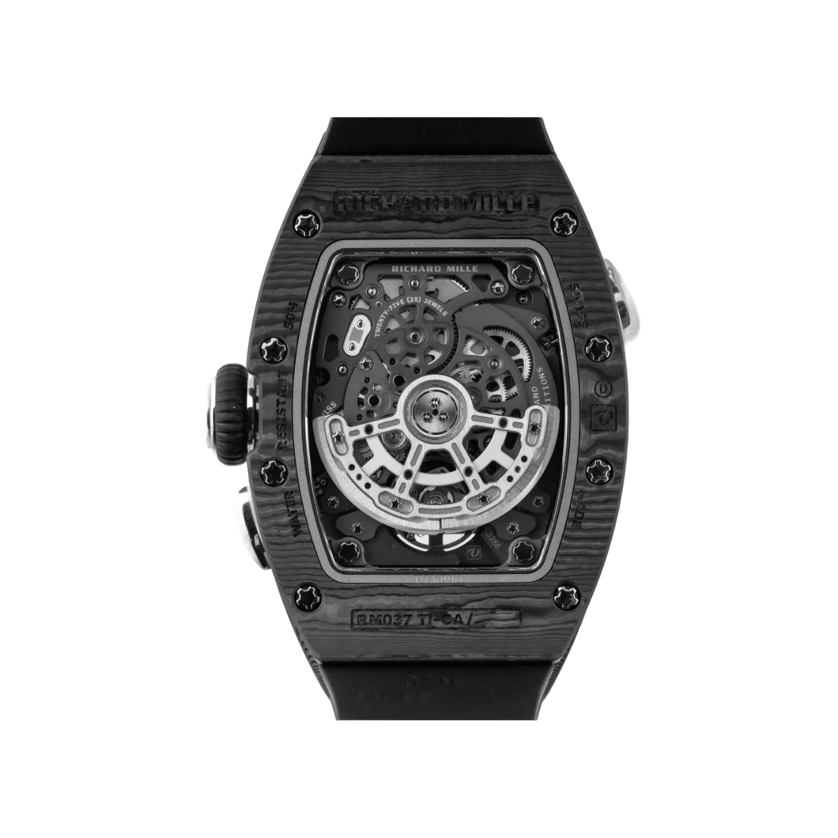 Richard Mille RM 037 TI-CA Automatic All black Carbon TPT Dial – additional product photo 3