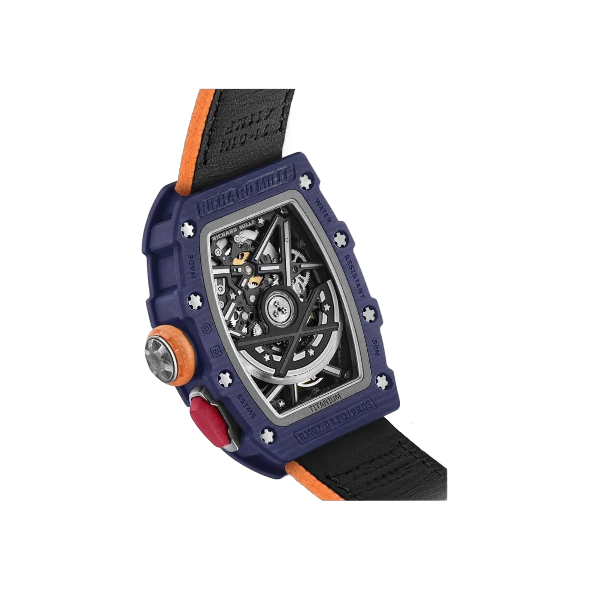 Richard Mille Rm 07-04 Navy Blue Automatic Sport Quartz Tpt Skeleton Dial – additional product photo 2