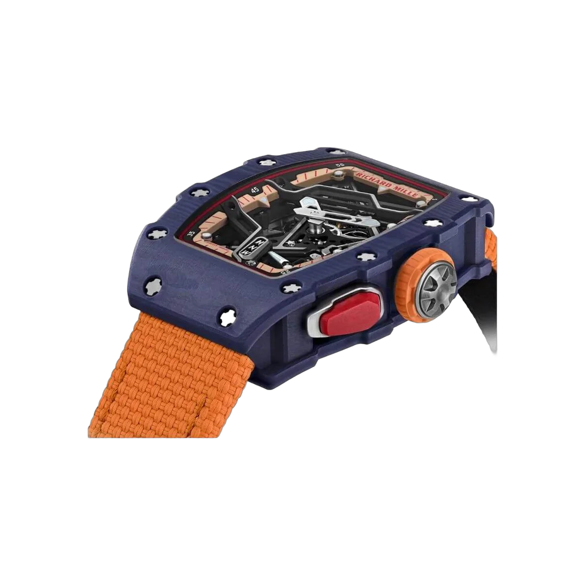 Richard Mille Rm 07-04 Navy Blue Automatic Sport Quartz Tpt Skeleton Dial – additional product photo 5