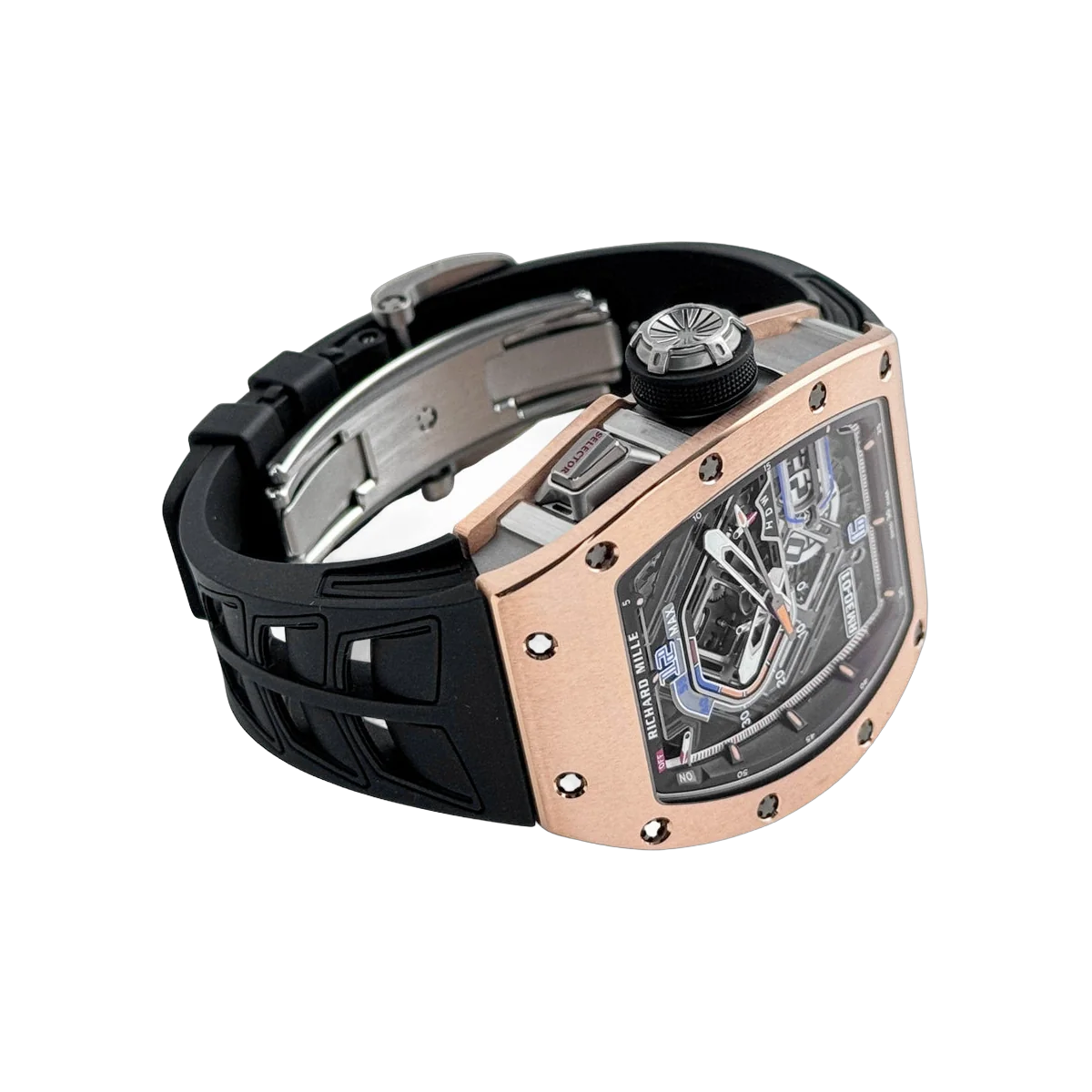 Richard Mille RM 30-01 TI RG Automatic Rose Gold Declutchable Rotor Skeleton Dial 49.9mm Men's Watch – additional product photo 2