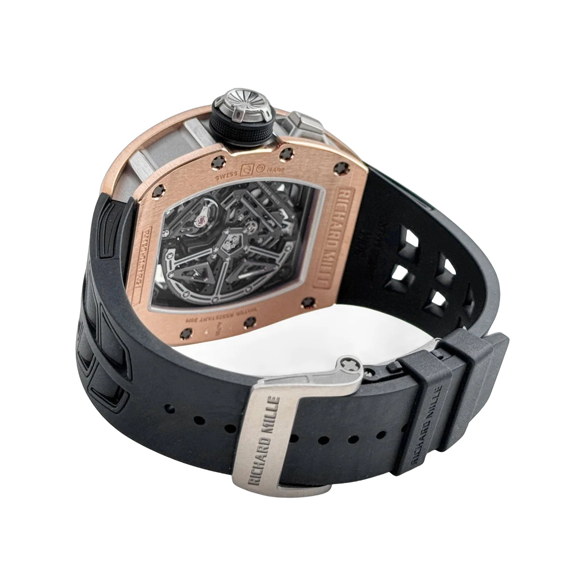 Richard Mille RM 30-01 TI RG Automatic Rose Gold Declutchable Rotor Skeleton Dial 49.9mm Men's Watch – additional product photo 3