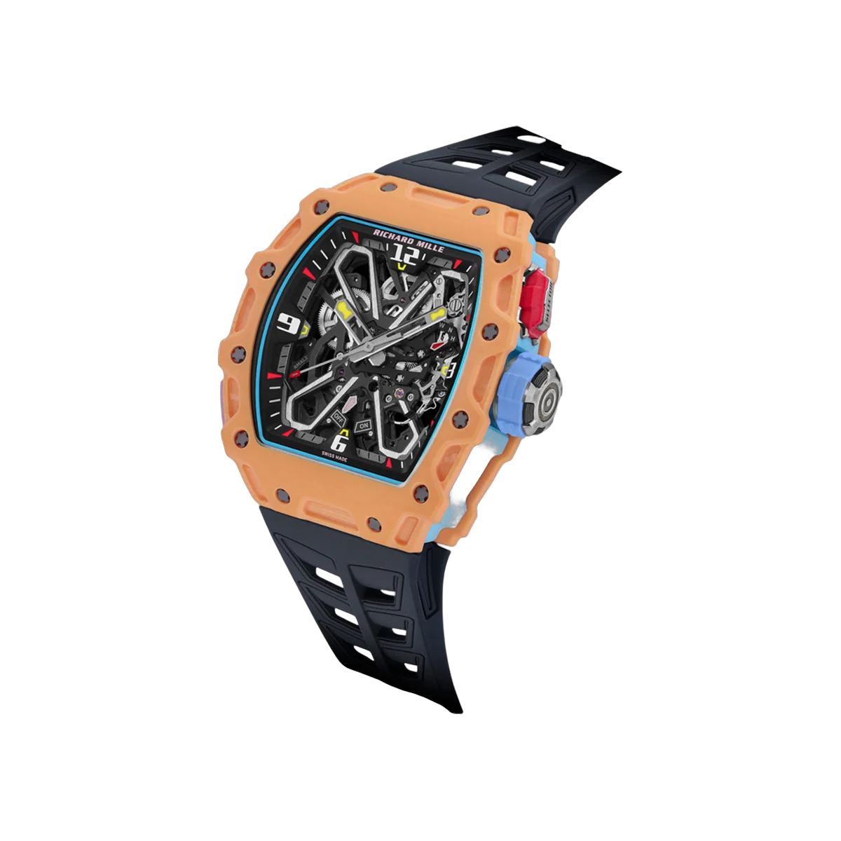 Richard Mille RM 35-03 Rafael Nadal Salmon Quartz TPT 43mm Skeleton Dial Men's Watch – additional product photo 2
