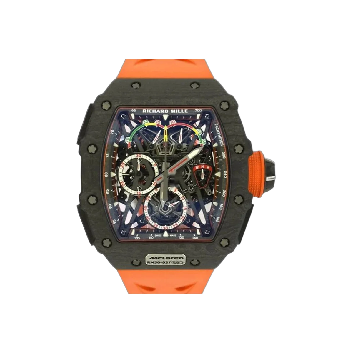 Richard Mille RM 50-03 McLaren Tourbillon Orange Rubber Strap