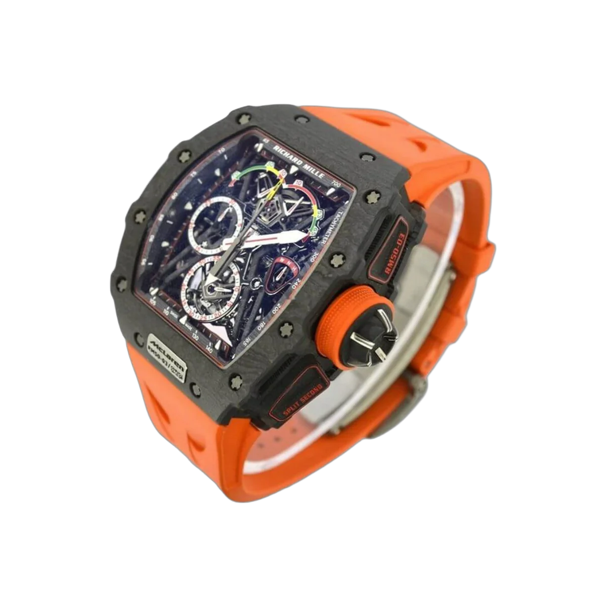 Richard Mille RM 50-03 McLaren Tourbillon Orange Rubber Strap – additional product photo 2
