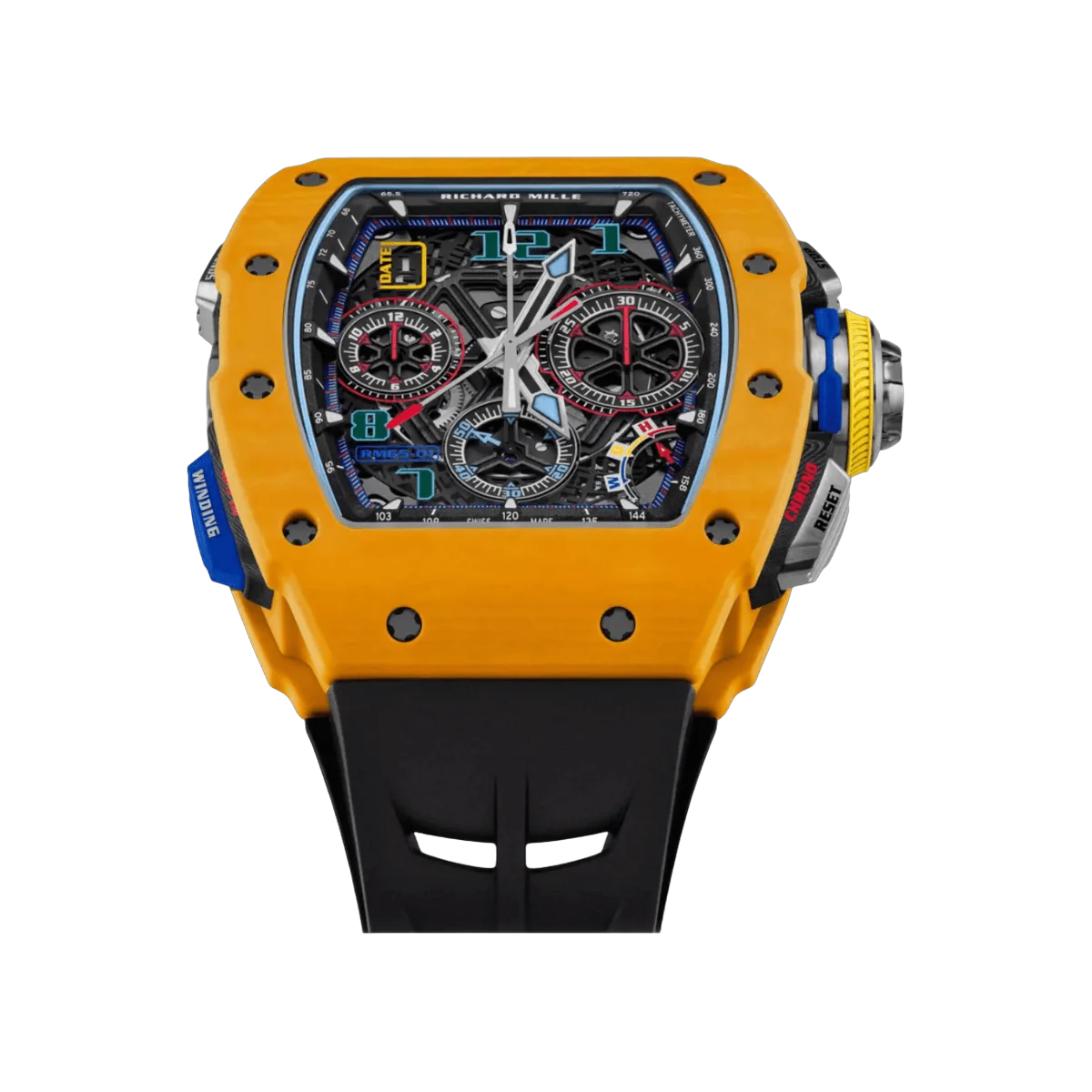 Richard Mille RM 65-01 Automatic Split-Seconds Chronograph Quartz TPT 45mm Skeleton Dial Mens Watch – additional product photo 4