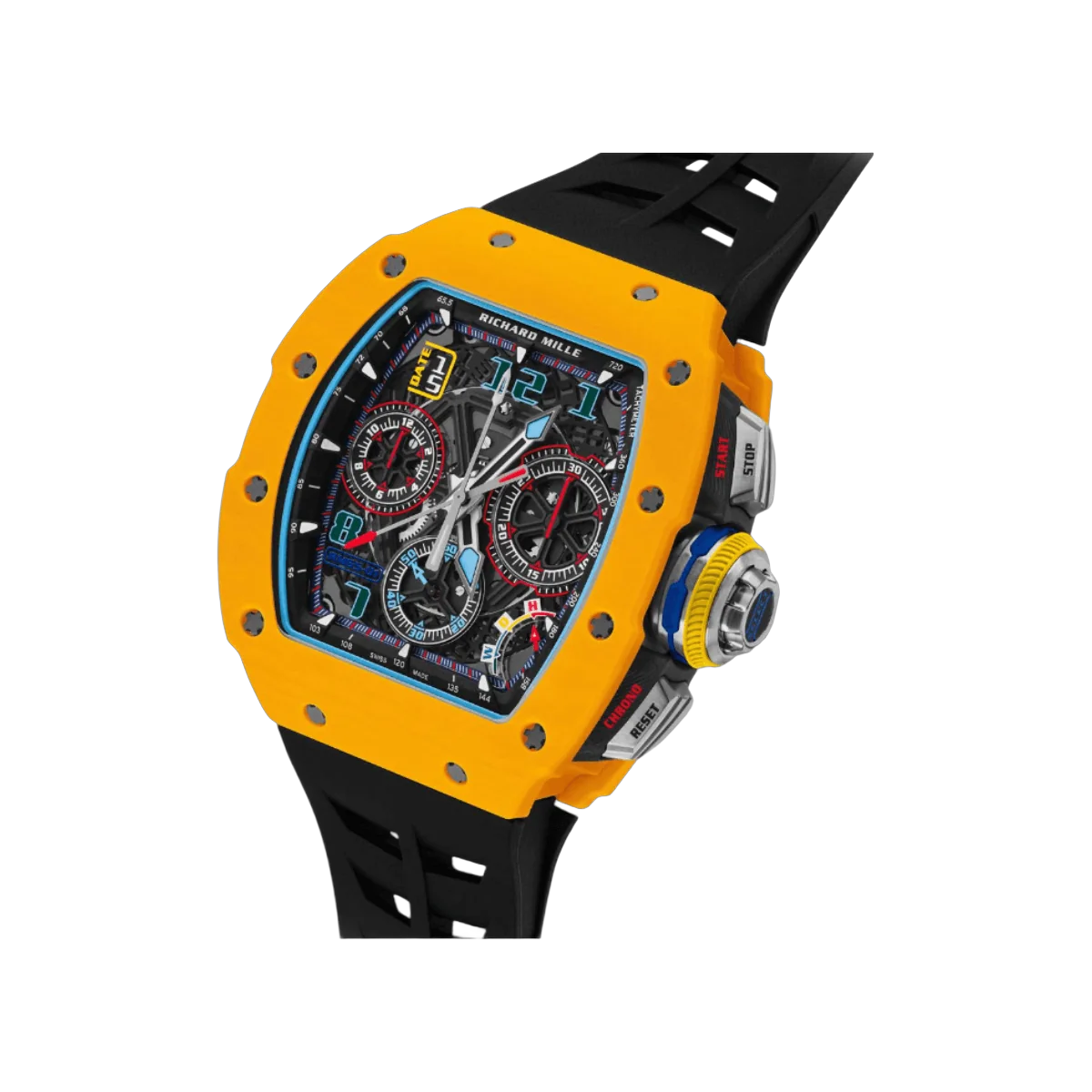 Richard Mille RM 65-01 Automatic Split-Seconds Chronograph Quartz TPT 45mm Skeleton Dial Mens Watch – additional product photo 7