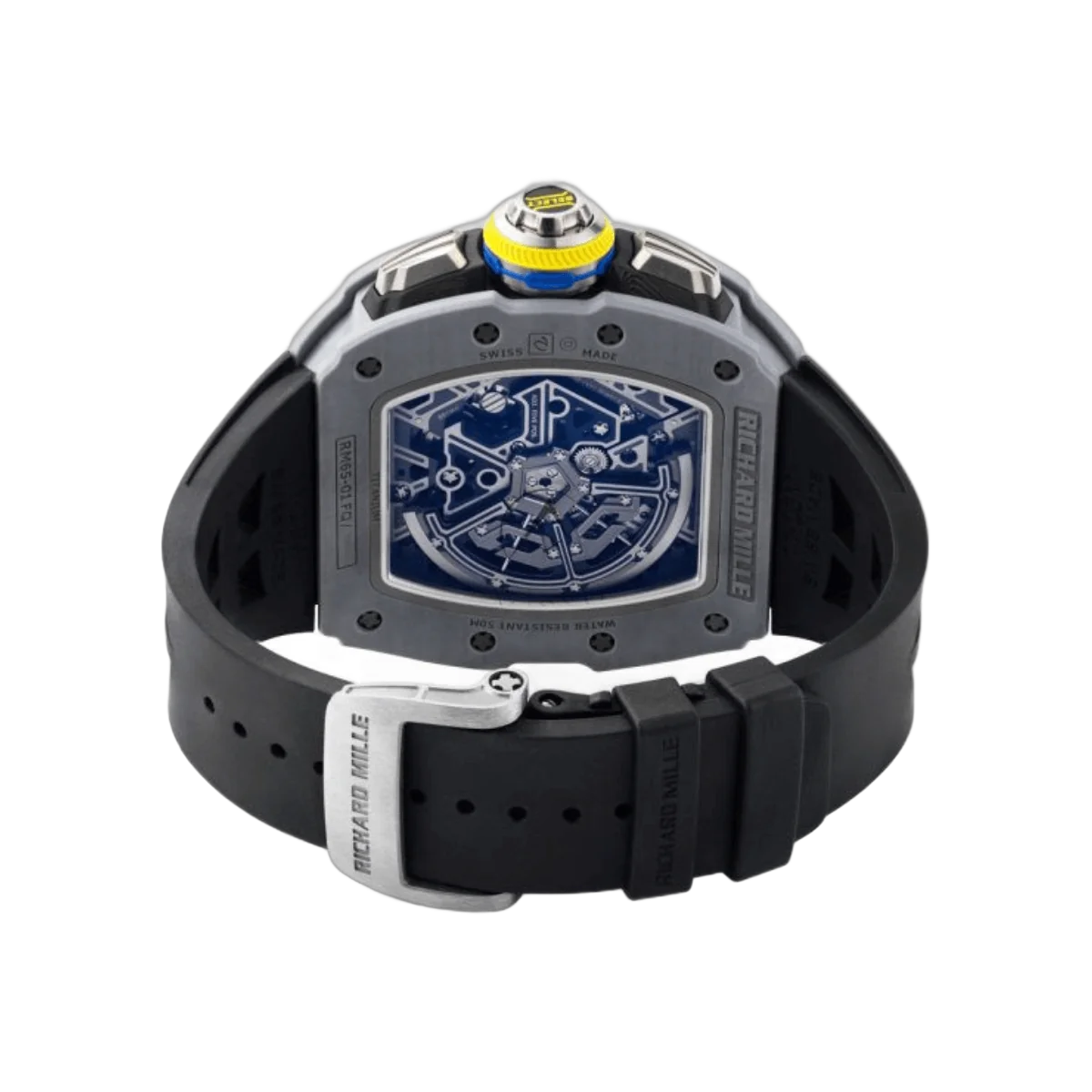 Richard Mille RM 65-01 FQ Split-seconds Chronograph Carbon TPT 50mm Skeleton Dial Mens Watch – additional product photo 2