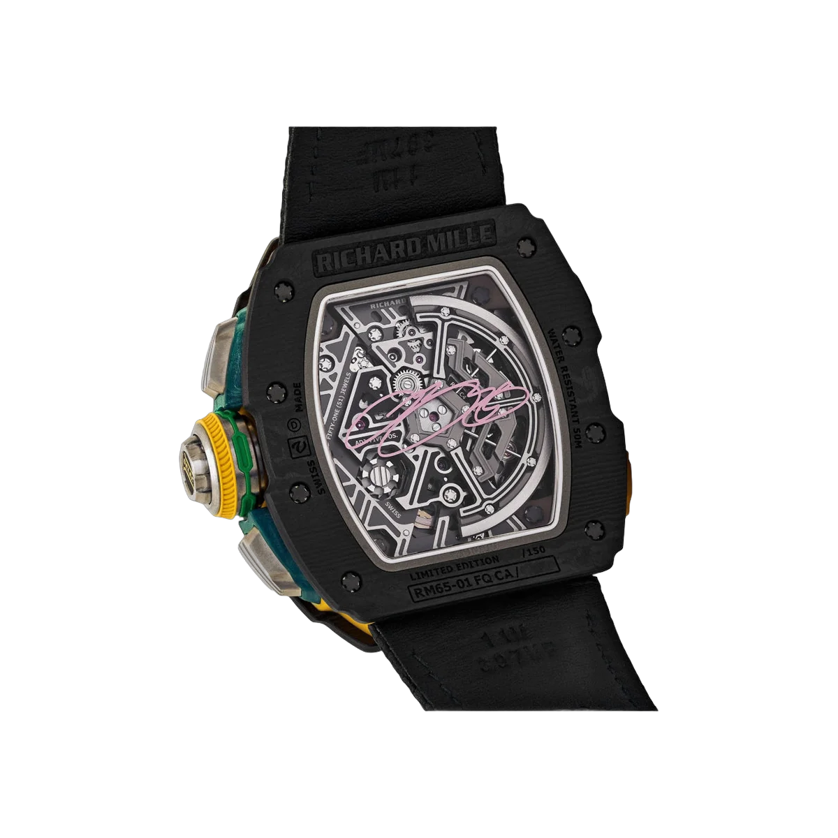 Richard Mille RM 65-01 LeBron James Edition Split-Seconds Chronograph Carbon 44mm Skeleton Dial Men's Watch – additional product photo 5