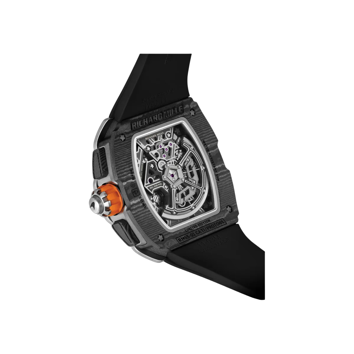 Richard Mille RM 65-01 McLaren W1 Automatic Winding Split-Seconds Chronograph Carbon & Titanium – additional product photo 4