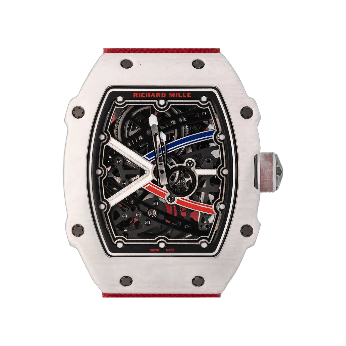 Richard Mille RM 67-02 CA-FQ Alexis Pinturault White Carbon TPT 38.7mm Skeleton Dial Unisex Watch – additional product photo 3