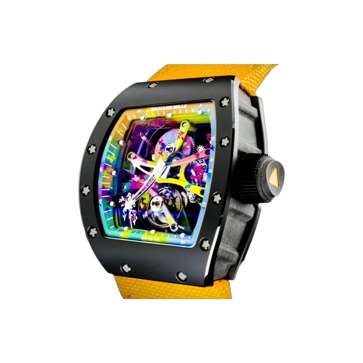 Richard Mille RM 68-01 Yellow Strap Tourbillon Cyril Kongo – additional product photo 2