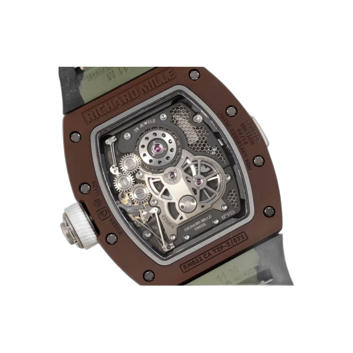 Richard Mille RM022 CA TZP-Z RME Ceramic Carbon TPT Aerodyne Camouflage Limited To 10 – additional product photo 2