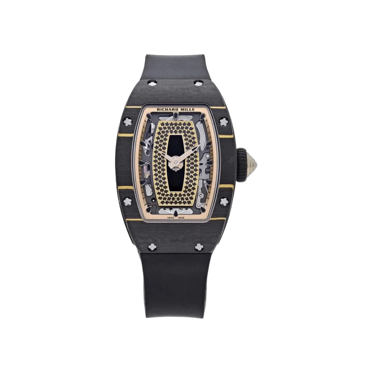 Richard Mille RM07-01 RG CAO Gold Carbon TPT ONYX Dial Set With Black Sapphires