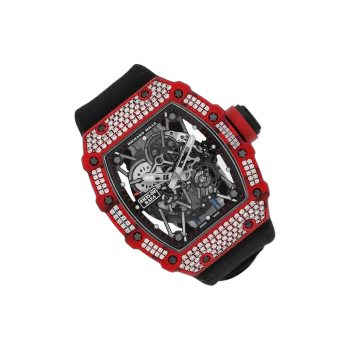 Richard Mille RM35-02 Rafael Nadal Diamond Red Quartz TPT Skeleton Dial – additional product photo 2