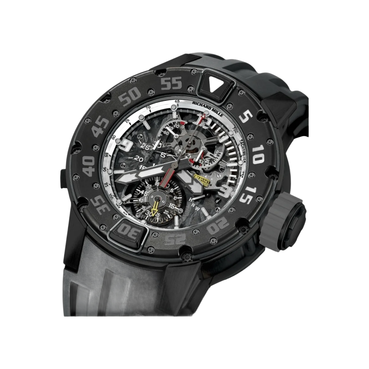 Richard Mille Tourbillon RM025 AN CA TI Chronograph Diver 49.7mm Black Dial Mens Watch – additional product photo 2