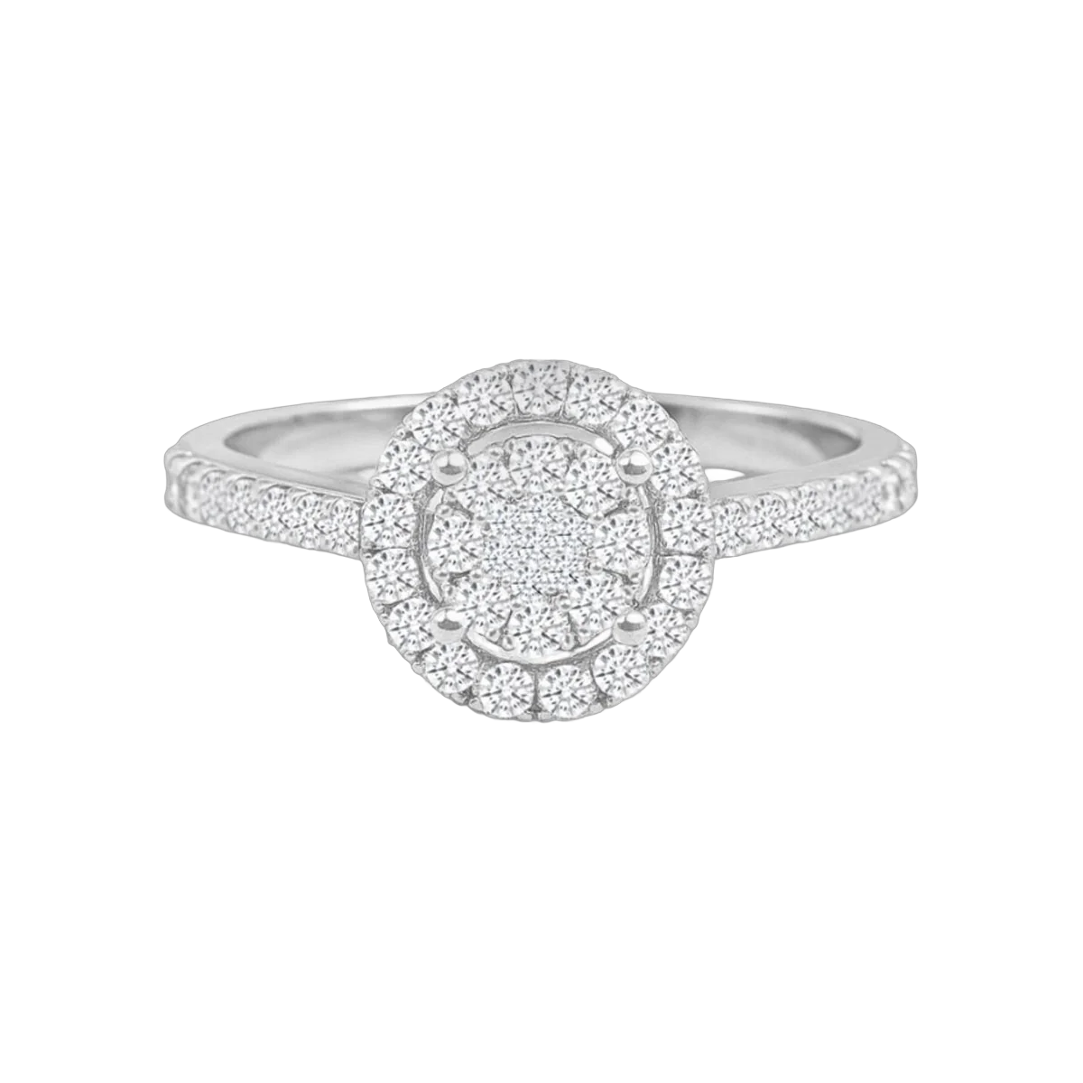 RING-0.49CTS-HRD-E-F/SI, 682RI,Total Wt - 3.74gm