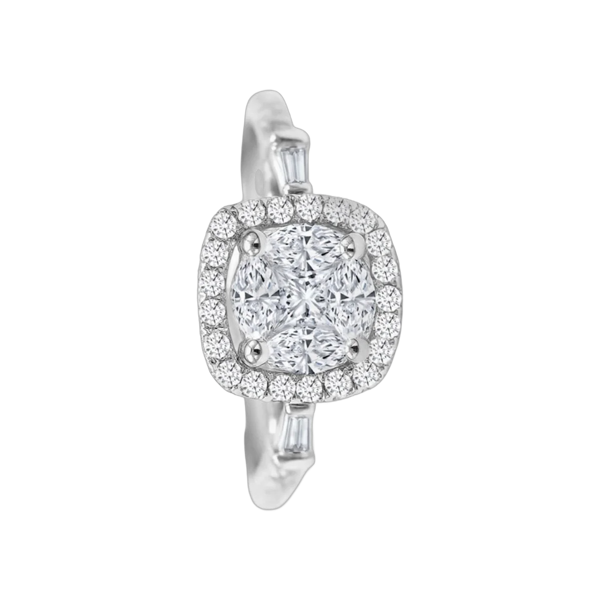 RING-0.86CTS-HRD-E-F/SI, 680RI,Total Wt - 3.60gm – additional product photo 2