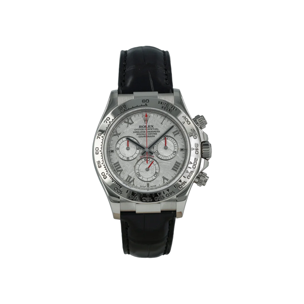 Rolex Cosmograph Daytona 116519 White Gold 40mm Meteorite Dial Men's Watch