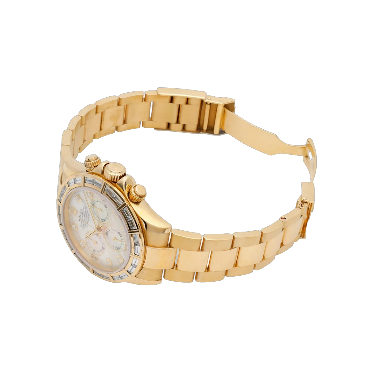Rolex Cosmograph Daytona 116568BR Yellow Gold 40mm Mother of Pearl Dial Men's Watch – additional product photo 3