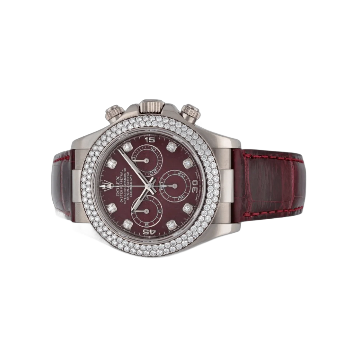 Rolex Cosmograph Daytona 116589RBR Gross Diamond Set Bezel Rubellite Dial Mens Watch – additional product photo 2