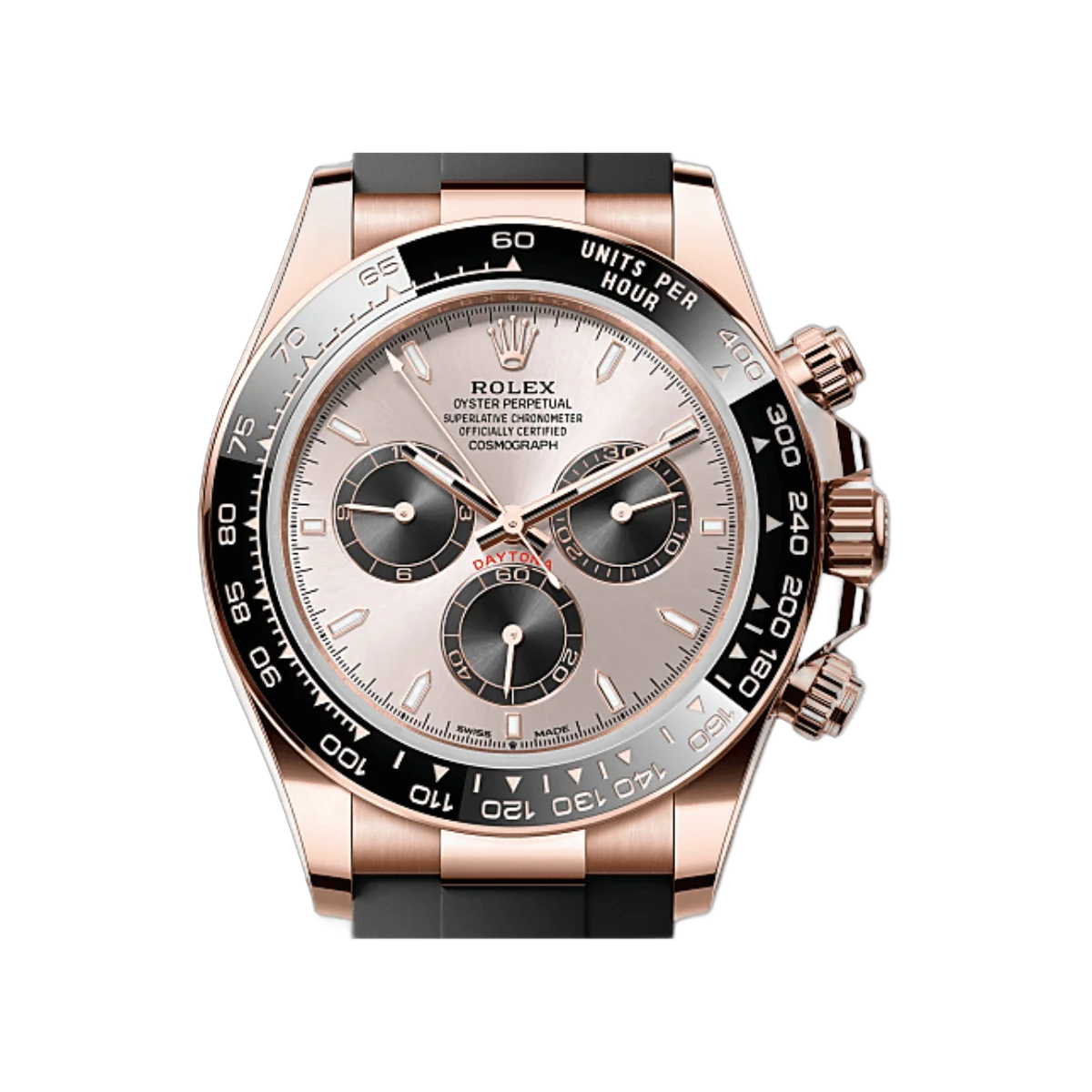Rolex Cosmograph Daytona 126515LN-0006 Oysterflex Bracelet 18kt Everose Gold Sundust & Bright Black Dial – additional product photo 2
