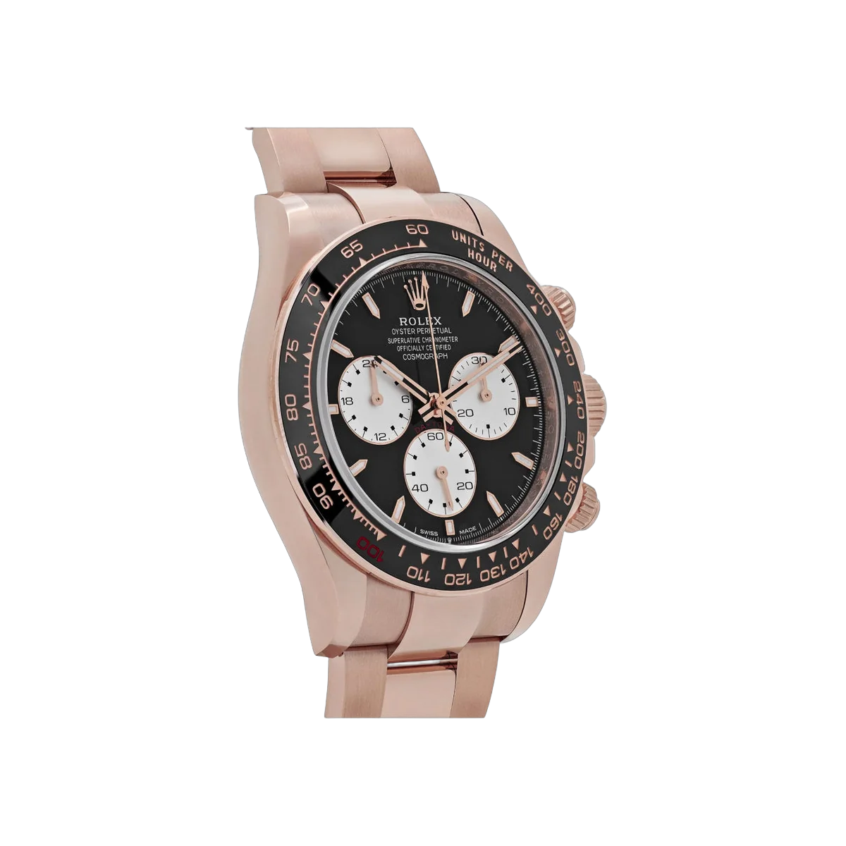 Rolex Cosmograph Daytona 126525LN Le-Mans Rose Gold Black Ceramic Bezel Black Dial 40mm Men's Watch โ additional product photo 3