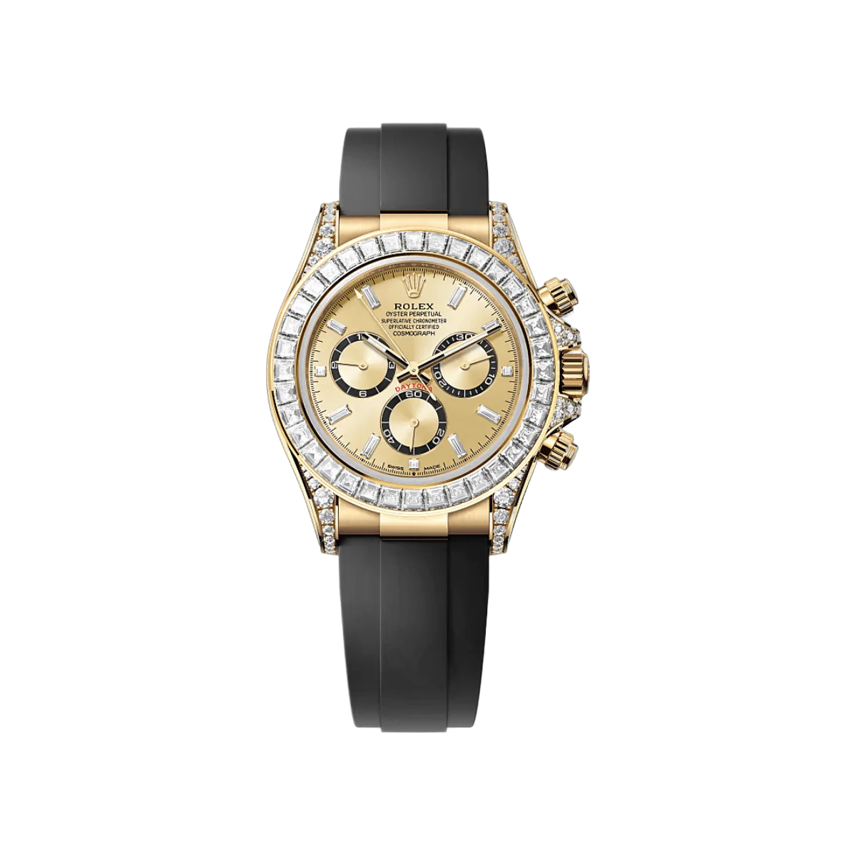 Rolex Cosmograph Daytona 126538TBR-0004 Oyster Perpetual 18 CT Yellow Gold 40mm Golden Diamond Dial Mens Watch