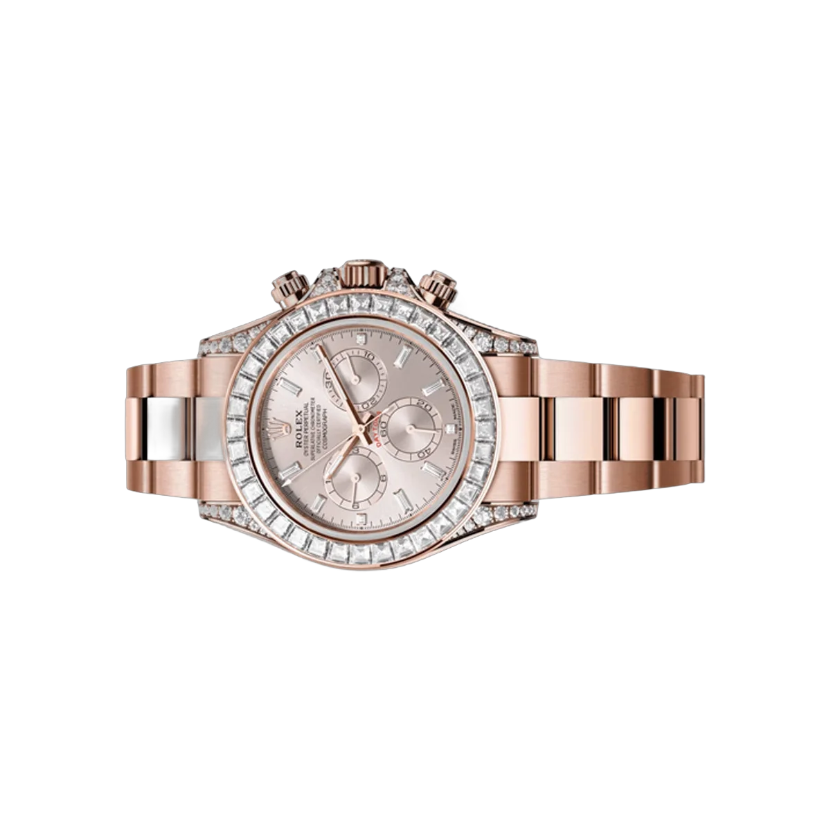 Rolex Cosmograph Daytona 126595TBR-0001 Rose Gold 40mm Sundust Diamond Dial & Bezel Men's Watch – additional product photo 2