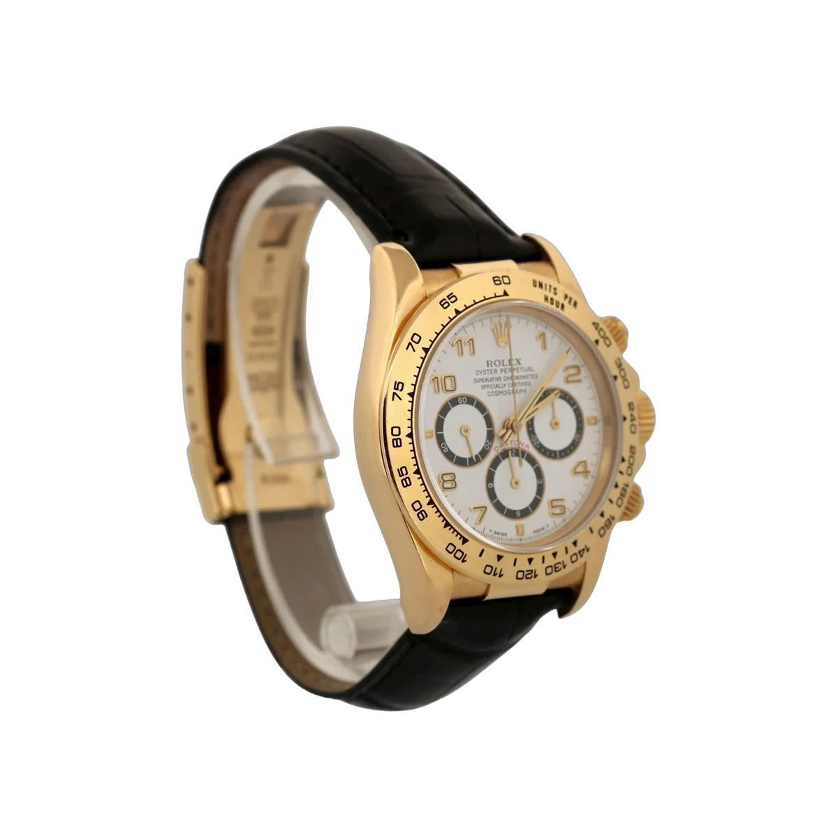 Rolex Cosmograph Daytona 16518 Yellow Gold 40mm White Dial Men's Watch – additional product photo 3