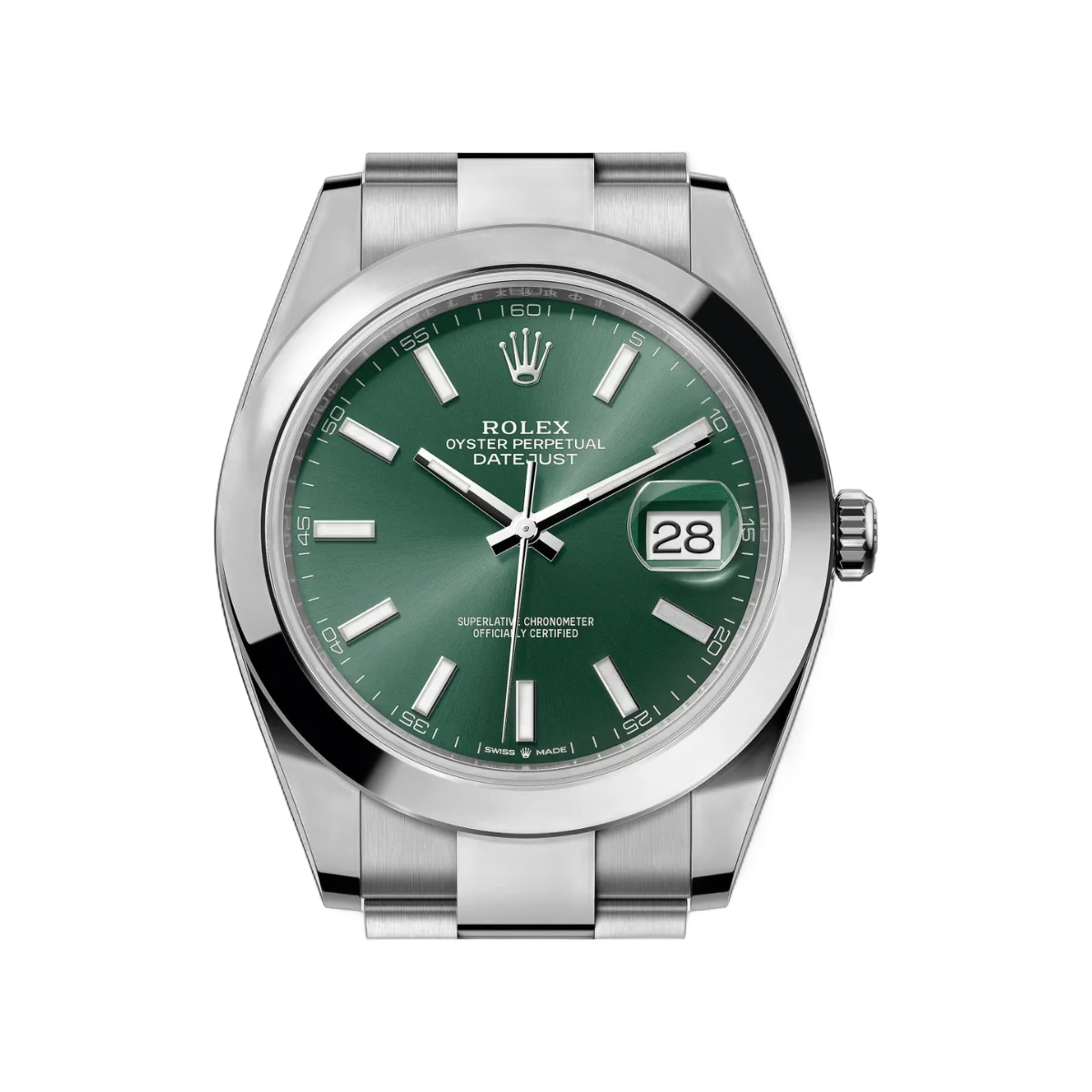 Rolex Datejust 126300-0019 Oyster Perpetual 41mm Mint Green Dial Mens Watch – additional product photo 3