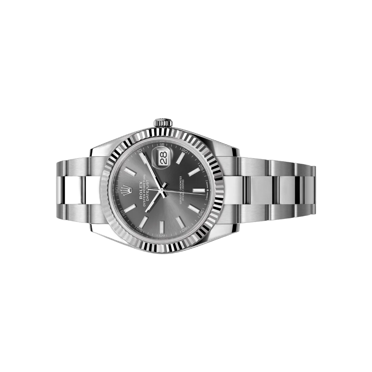 Rolex Datejust 126334-0013 Oystersteel White Gold Grey Dial 41mm Men’s Watch – additional product photo 2