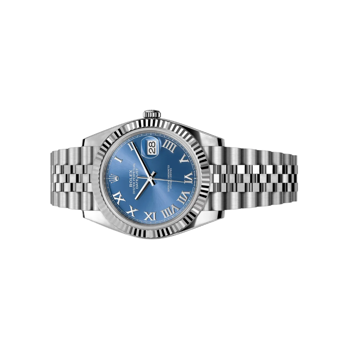 Rolex Datejust 126334-0026 Oystersteel White Gold 41mm Blue Roman Dial Men's Watch – additional product photo 2
