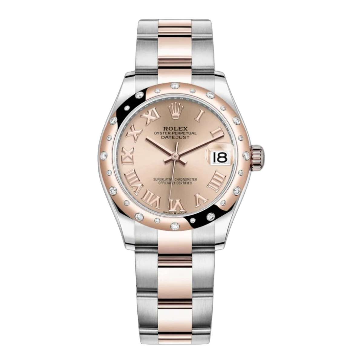 Rolex Datejust 278341Rbr-0005 31Mm Stainless Steel And Rose Gold