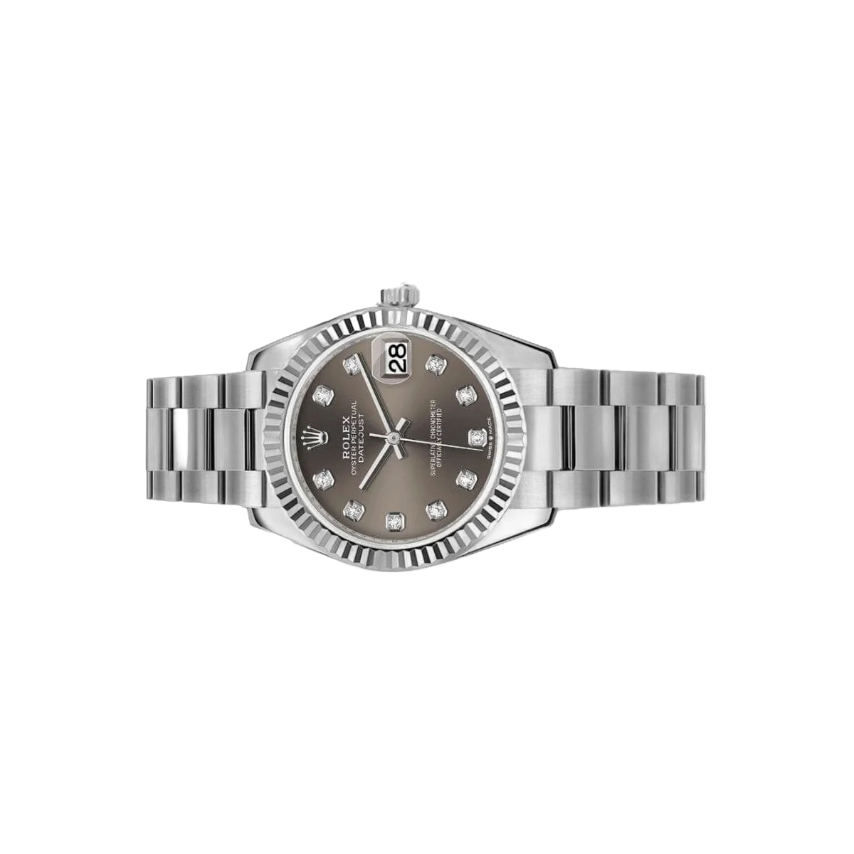 Rolex Datejust 31 M278274-0007 OysterSteel And White Gold Grey Dial – additional product photo 3