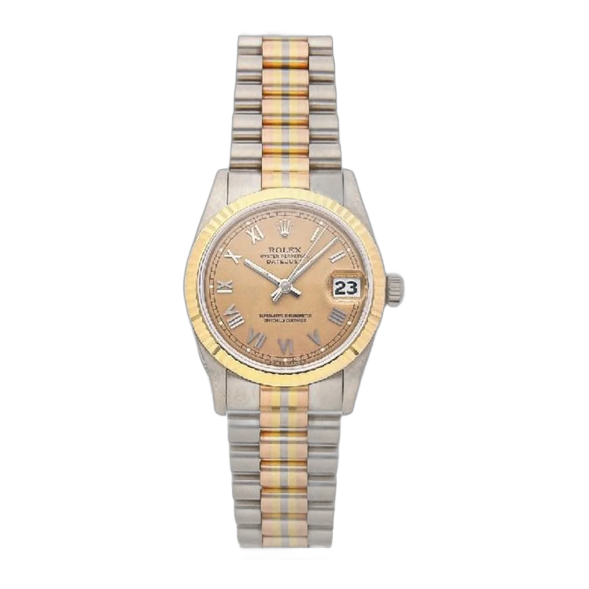 Rolex Datejust 31Mm Tridor Automatic Roman Bronze Dial Midsize Watch